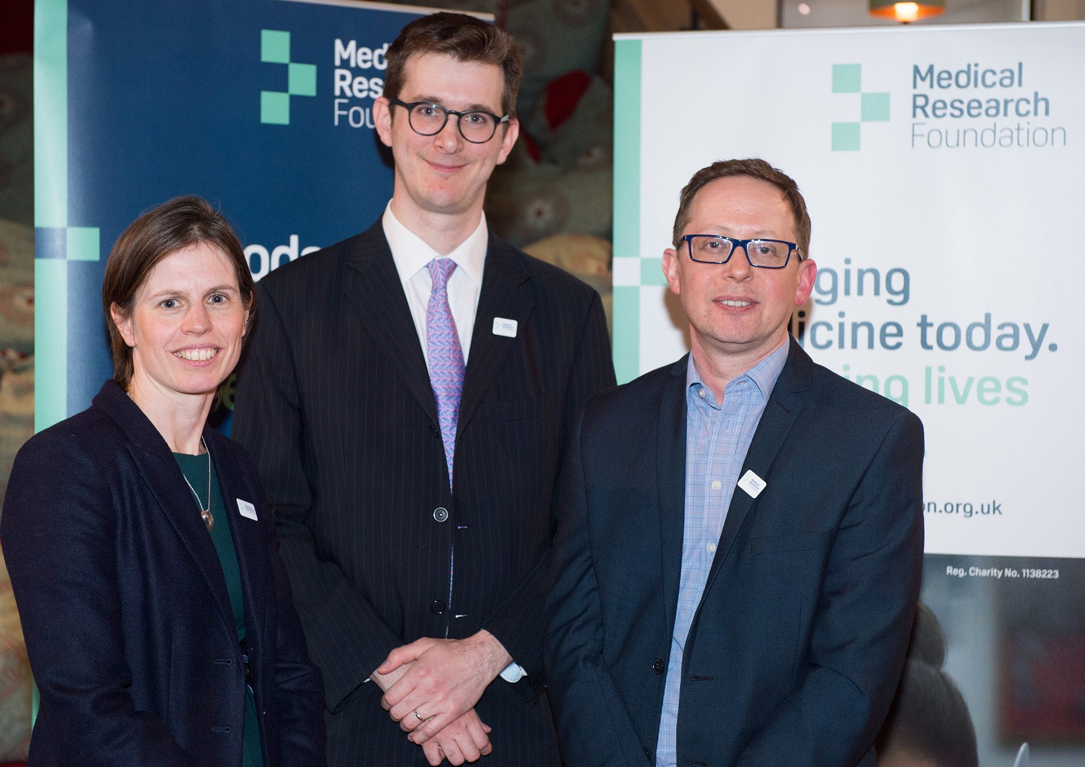 Dr Tracy Briggs, Dr David Hunt and Dr Edward Vital