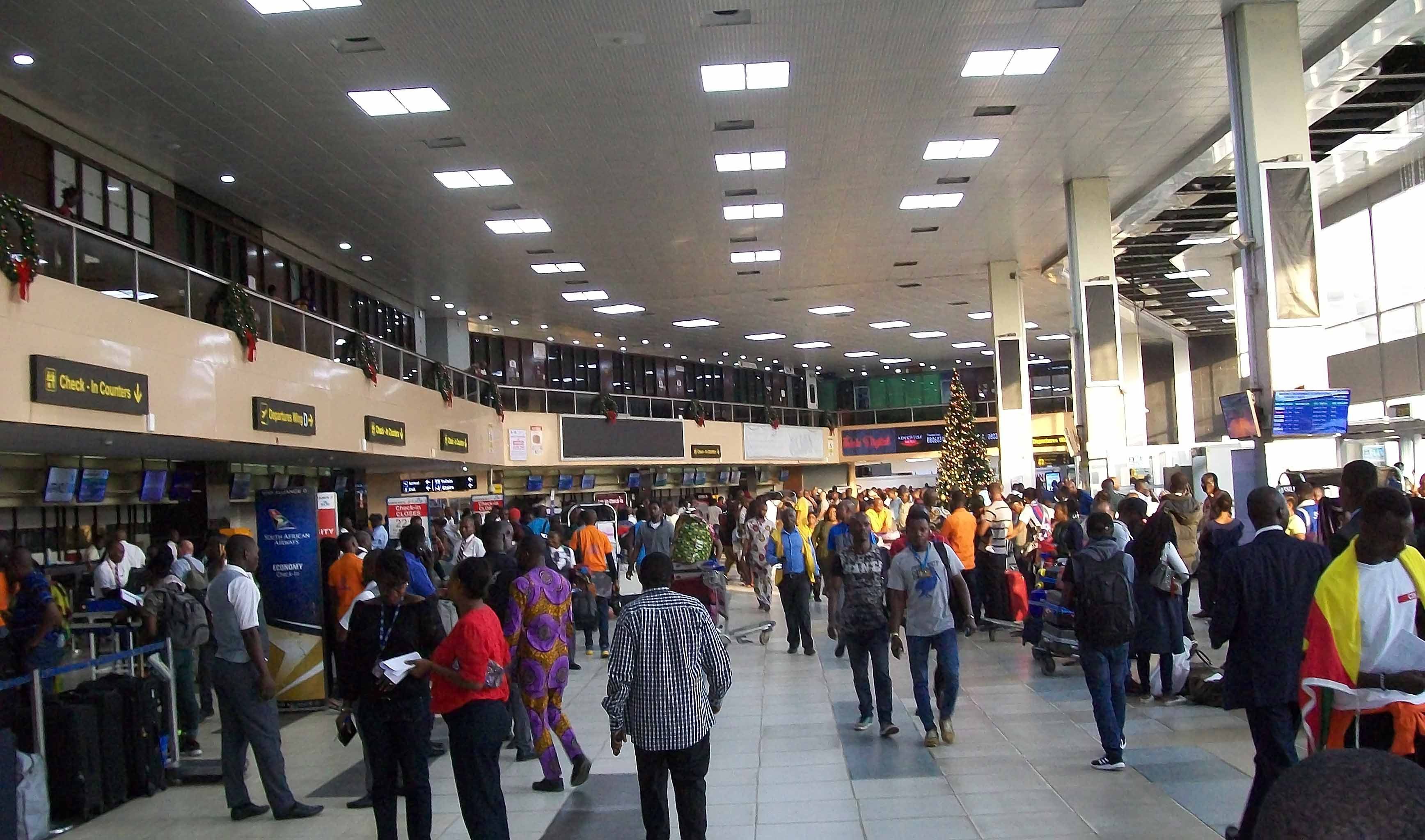 Airport in Lagos, Nigeria